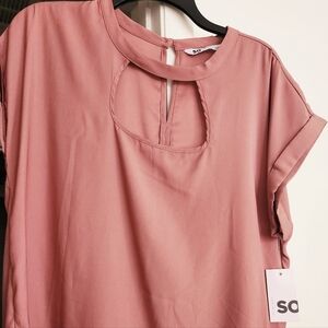 Ladies SO Mauve Out of the Office top-size XL